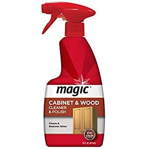 Magic cabinet and wood cleanet and polish